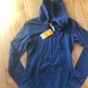 Lucy 1/2 zip hoodie sweatshirt xs